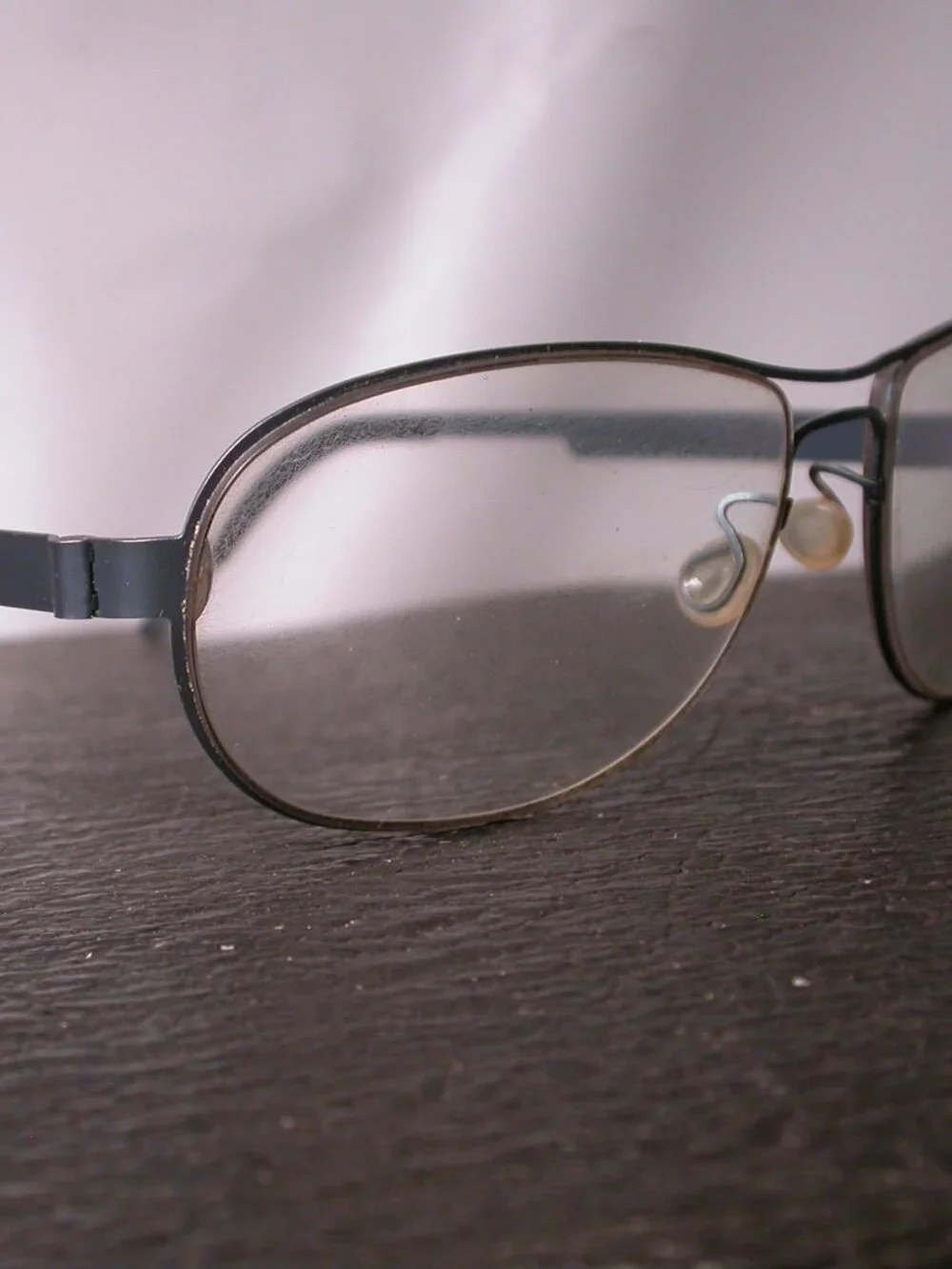 Lindberg Light Blue Strip Titanium Modern Eyeglasses Frames Made in Denmark